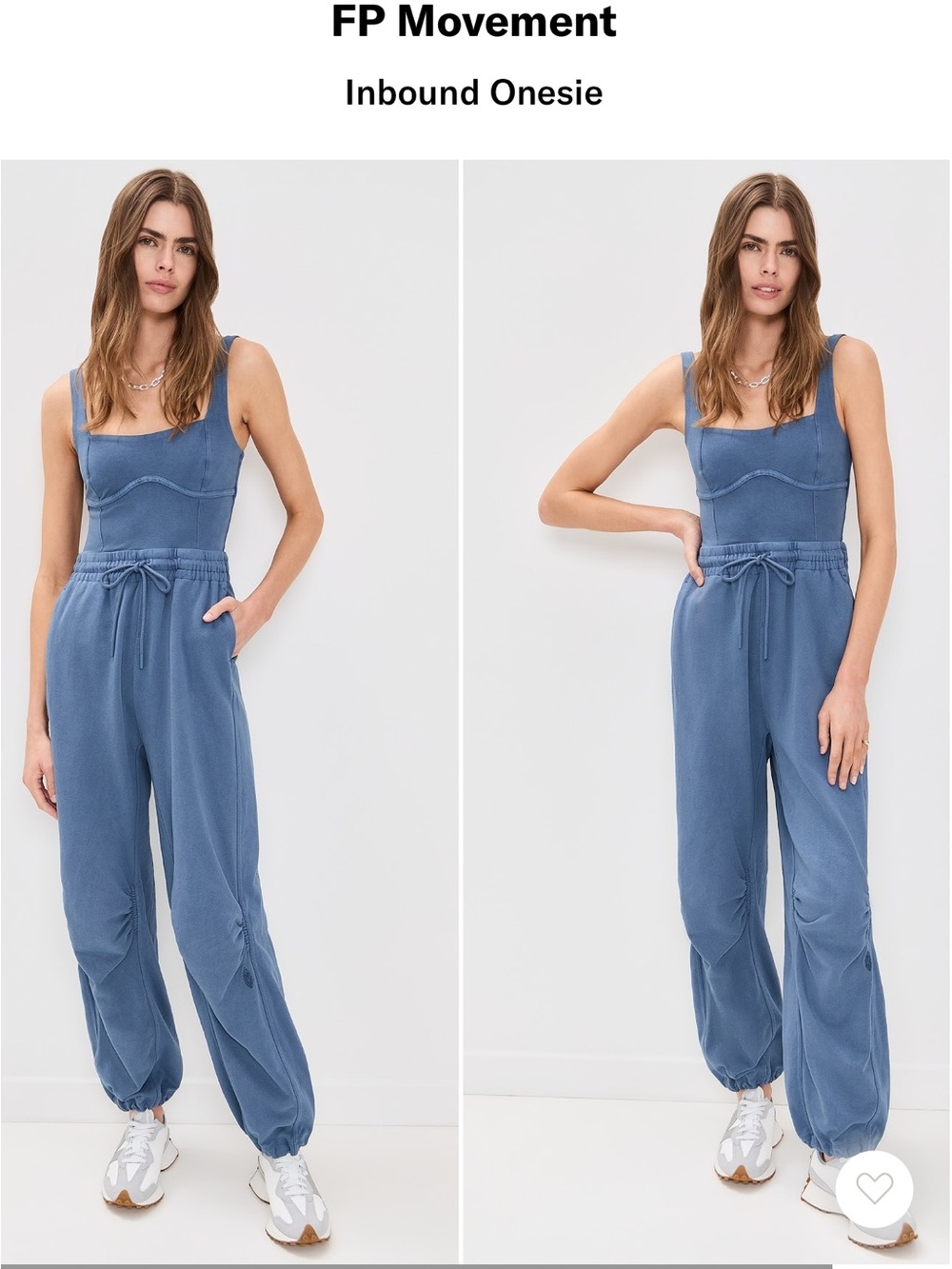 FP Movement Inbound Onesie Jumpsuit in Dusty Blue